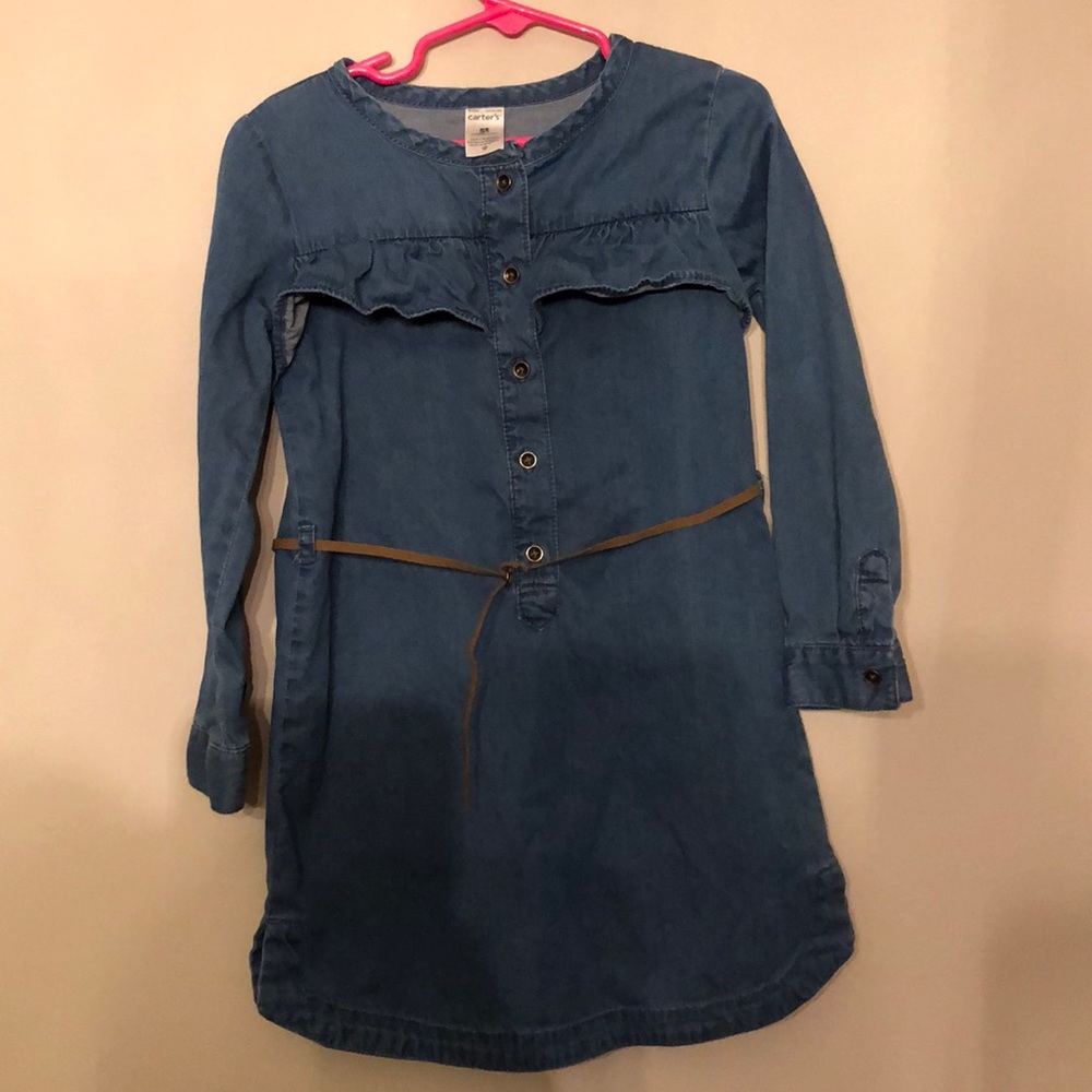 Carters Girl size 5T denim dress